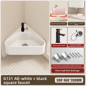 WEILANJINGDIAN | Wall-mounted Triangular Classic New Mop Basin