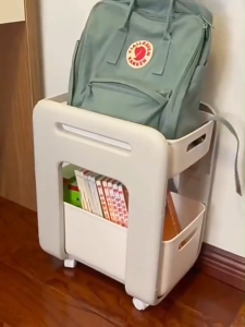 Salvo ชั้นวางหนังสือ 2 ชั้น ชั้นวางของ ตู้เก็บ ชั้นวางหนังสือบนโต๊ะ ชั้นหนังสือ