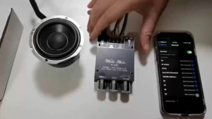 OneAudio ZK 502mt Amplifier 12v Asli dengan Bluetooth Powerfull Mini Amp Catu Daya Terpisah Bluetooth 5.0 Penguat 2-Saluran Penguat Daya 2x50W Mendukung AUX dan Bluetooth