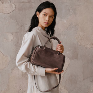 AVALEA | First Layer Tanned Leather Three-Context Bag