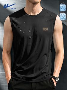Warrior | Summer Black Quick-Dry Ice Silk Tank Top