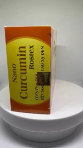 (Vỉ) Viên uống NGHỆ NANO CURCUMIN ROSTEX 30V giảm viêm loét dạ dày tá tràng trào ngược thực quản