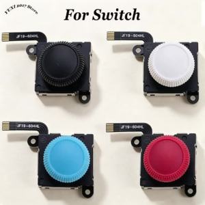 1PC 3D Analog Joystick Ngón Tay Cái Dành Cho Máy Nintendo Switch Độ Nhạy Cao Không Trôi Trôi Bộ Điều Khiển Trò Chơi Thay Thế Một Phần