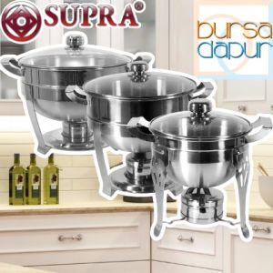 Supra Stainless Steel Round Pemanas / Warmer Deep Bowl 32 cm