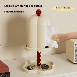 Bay gấu tối giản hiện đại đa mục đích Hộp đựng khăn giấy với Khay lưu trữ