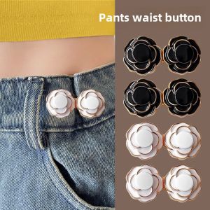 Waist-Cinching Button Jeans Waist Tightener No Sewing Fixed Size Adjustment Tool  out Fashionable Jewelry Accessory