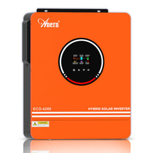 4.2KW MPPT Hybrid Inverter off Grid Solar Inverter 24V 120A MPPT Hybrid off-grid Inverter Pure Sine Wave Inverter Built-in Controller PV max. 500V DC to AC Converter