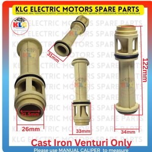 Cast iron diffuser venturi for water pump