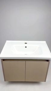 ตู้อ่างล้างหน้าเซรามิค อ่างล้างมือพร้อมเคาว์เตอร์ ตู้กระจกติดผนัง วัสดุอลูมิเนียม สีครีม มี2ขนาด Washbasin Basin รุ่น Bas-C43-45 ตู้อ่างล้างหน้า ตู้อ่างล้างมือ - Lazada