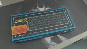 NexusClick 60% Mechanical KeyboardTri-mode 2.4G BT Wired Hot Swappable RGB Backlit Linear Red Switches Gaming for Laptop typing