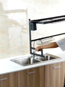 Rak Piring Wastafel Stainless steel  Rak Cuci Piring Wastafel Peralatan Dapur Carnation Jasmine Magnolia