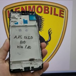 Màn Hình Tương Thích SS A15 4G / A155 / A15 5G / A156 Loại OLED Size To và Size Bé Liền Xương (tặng keo dán + cường lực)