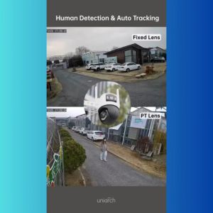 Uniarch Uho-P2S-M33F34 3MP+3MP HD Outdoor Dual-lens PT Wi-Fi Camera