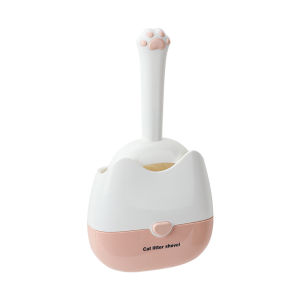 พร้อมกับกล่องเก็บของตักอุจจาระแบบติดผนังอเนกประสงค์ชุดตัดอึแมว