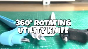 WPS 360 Degrees Rotating Utility Knife Replaceable Blade DIY Art Cutting Tool Craft Cutting Knife