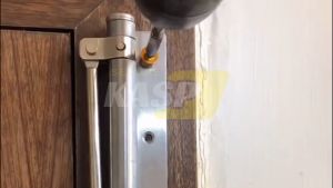 Concealed Automatic Door Closer Stainless Steel Spring Buffer Automatics Closes The Doors