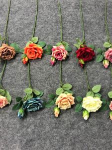 Vườn Hoa Cưới Hoa Hồng Lụa Giả Một Bông Trang Trí Nhà Cửa Trang Trí Không Gian Mềm Mại Hoa Cưới Cổ Điển