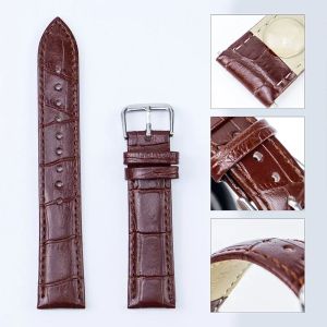 Soft Wrist Watch Bands Comfortable Leather Watch Strap 12/14/16/18/20/22/24 mm Watch Pin buckle Band