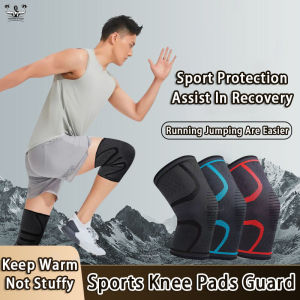 Knee Pad Guard Support Braces Sport Breathable Knee Pain Knee Brace Compression Running Compression Sleeve Workout Anti Slip Elastic Compression Elastic Bandage Sports Kneepad 运动护膝