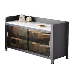 JUMEISHI | Multi-functional Kitchen Storage Cabinet with Cutting Board and Worktop