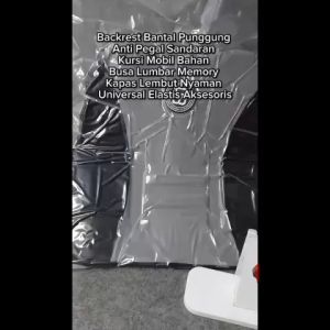 AM-02 Backrest Bantal Punggung Anti Pegal Sandaran Kursi Mobil Bahan Busa Lumbar Memory Kapas Lembut Nyaman Universal Elastis Aksesoris Bisa Wuling Daihatsu Toyota Honda BR-V Rocky Rush xpander Cross Raize Almaz RS