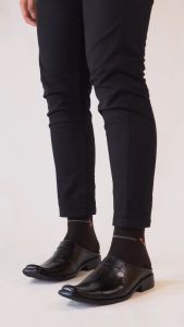 Sandal Slop Bustong Pria Kulit Semi Formal MD8011