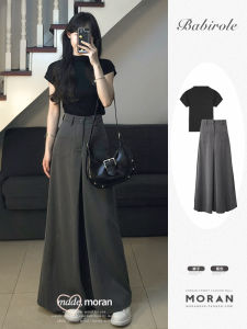 Bộ Tác Động Hệ Thống Muối Cao Vòng Eo Chân Rộng Quần Áo Bộ Hai Mảnh Đáy Nữ Thời Trang Sành Điệu Trang Phục Mùa Hè Chống Lão Hóa