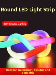 YUANMUXUAN | 360 Degree Waterproof Outdoor Rainbow LED Light Strip