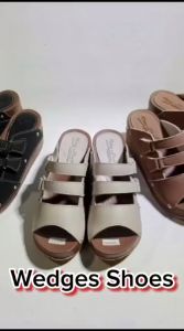 Sandal wedges wanita terbaru kekinian