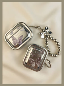 Butterfly Electroplating Design AirPods pro Protective Case Wireless Bluetooth Apple Earphone Shell Soft TPU for AirPods 3 4