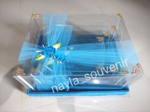 (box size jumbobukan mini) kotak hantaran sepaket isi 4 model tutup tile silang full siku