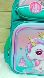 Tas Sekolah Unicorn Perempuan SD/Tas Ransel Sekolah Unicorn/Tas Sekolah Unicorn Rainbow Import