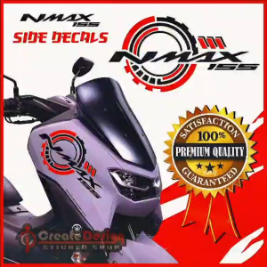 NMAX SIDE FAIRINGS DECALS  NMAX 155  v1 v2 v2.1 STICKER DECALS  YAMAHA NMAX 155 DECALS