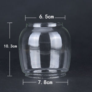 High Quality! Horse Lamp Glass Lampshade Nostalgic Retro Outdoor Kerosene Lamp Circular Lampshade Lighting Accessories