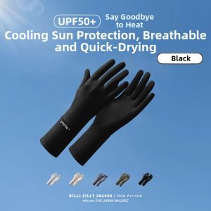 BILLI ZILLY | Ultraviolet Protection Thin Breathable Non-slip Touchscreen Summer Hiking Long Gloves