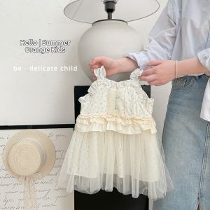 Sweet Floral Lace Princess Dress