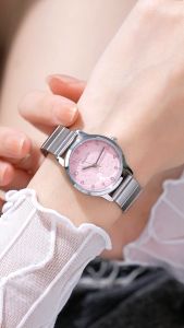 REBIRTH Jam Tangan Wanita D051 Kuarsa Anti Air Dial Timbul Bintang Jam Tangan Cewek