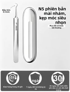 IMLUCKY | Bộ Dụng Cụ Loại Bỏ Mụn Đen Và Mụn Nhọt Hai Đầu Siêu Mảnh