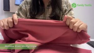 Kain Wollycrepe Wolycrepe Caltri Premium 1/2 Meter Seri 2