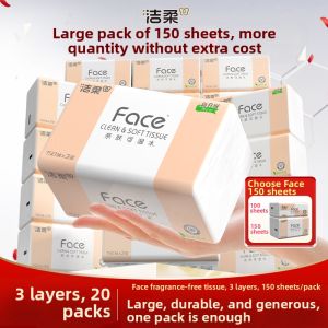 C&S | Unscented Wet-usable Facial Tissues 150 Counts