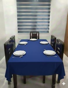Amandas curtain shop. table cover for 468 seater plain color 60x60inch 76×60 inch 98×60 inch