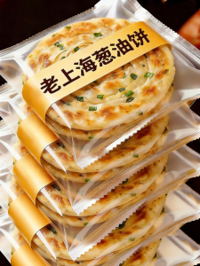 Shanghai Style Spring Onion Pancake Breakfast Quick Food Semi-finished Product Heat-to-eat Dough Skin