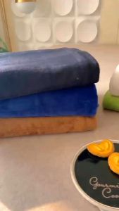 Plain Blanket Super Soft Perfect For Warm Solid Color Microfiber Plush Fleece KUMOT(2 size 1.5/1.8 )