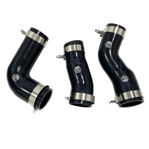 Pipe Hose W/ T-Clamps Kit Silicone Intercooler Turbo Fits For BMW E60 E61 530d 525d
