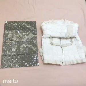 Plastik Vakum [50x70cm] NACAI Hand Roll Vacuum Bag 1 Set isi 2pcs COMPRESSION BAG Vakum Kantong Pakaian Warna Ungu