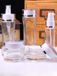 Toner and Lotion 100ml Empty Bottle Lotion Cosmetics Storage Bottle Glass Set Press Shampoo Cream Bottle