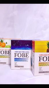 Viên Sủi Enzyme Tiêu Hóa FOBE Hộp 20 Viên Bổ Sung Men Tiêu Hóa Giảm Đầy Hơi Khó Tiêu