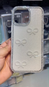 เคสโทรศัพท์กรอบเลนส์เพชร กลิตเตอร์เพชร (มีของพร้อมส่งจากไทย)