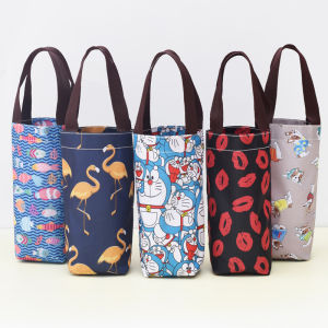 Universal Waterproof Cup Holder Outdoor Travel Insulation Shockproof Cute Cartoon Heat Preservation Bag for Water Bottles