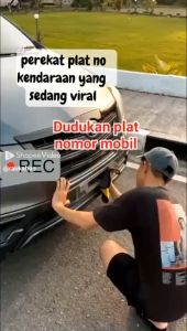 Frameless Dudukan Plat Nomor Mobil